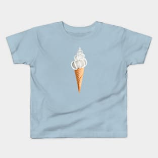 Seashell ice cream Kids T-Shirt